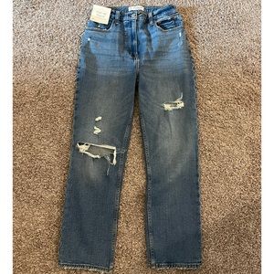 Curve Love The Ankle Straight Ultra High Rise Jeans